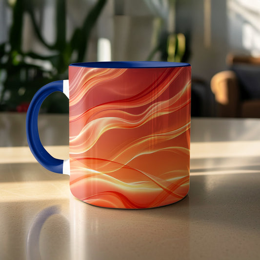 Vibrant Abstract Art Design Ceramic Coffee Mug product