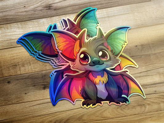 Colorful Cute Bat Character Sticker product type