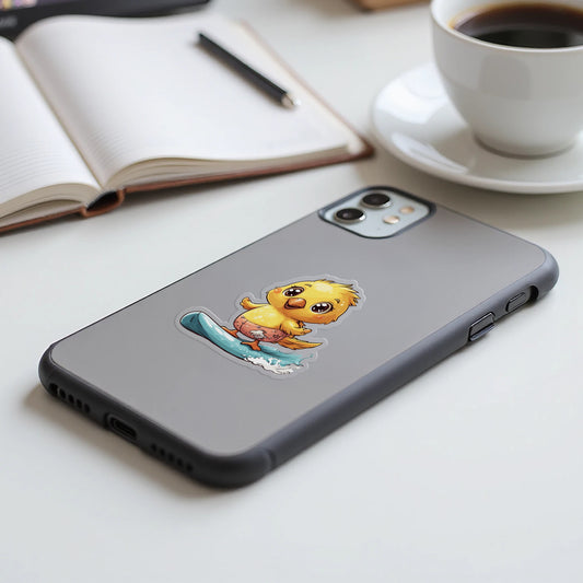 Cute Duck Surfing Design Phone Case product