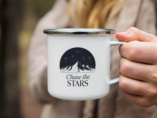 Chase the Stars Mountain Camping Mug product