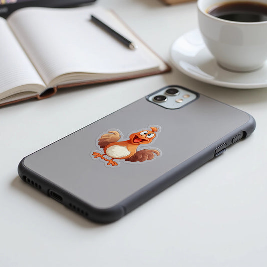 Funny Cartoon Bird iPhone Case Phone product