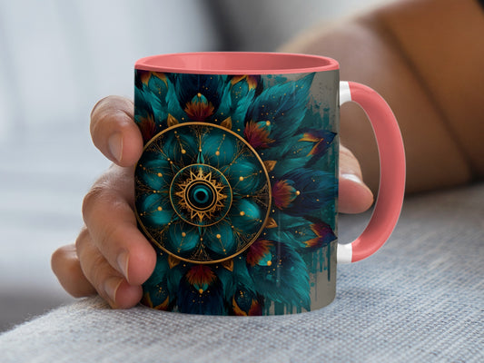 Vibrant Mandala Design Coffee Mug Perfect Gift Product