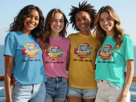 Colorful Fun Graphic Tees for Casual Wear product type