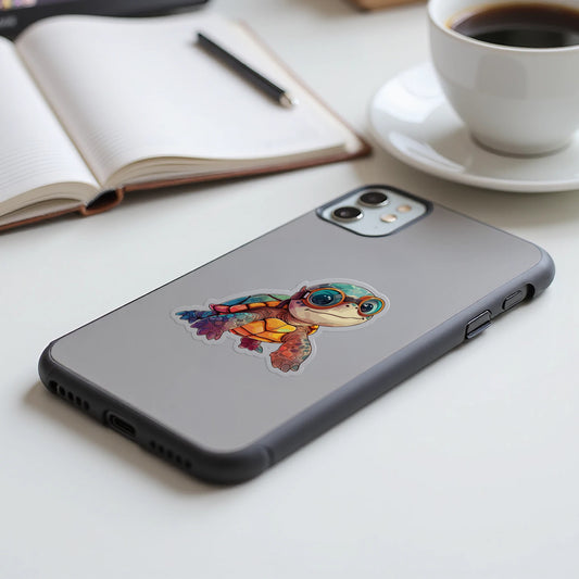 Colorful Sea Turtle Art Phone Case product