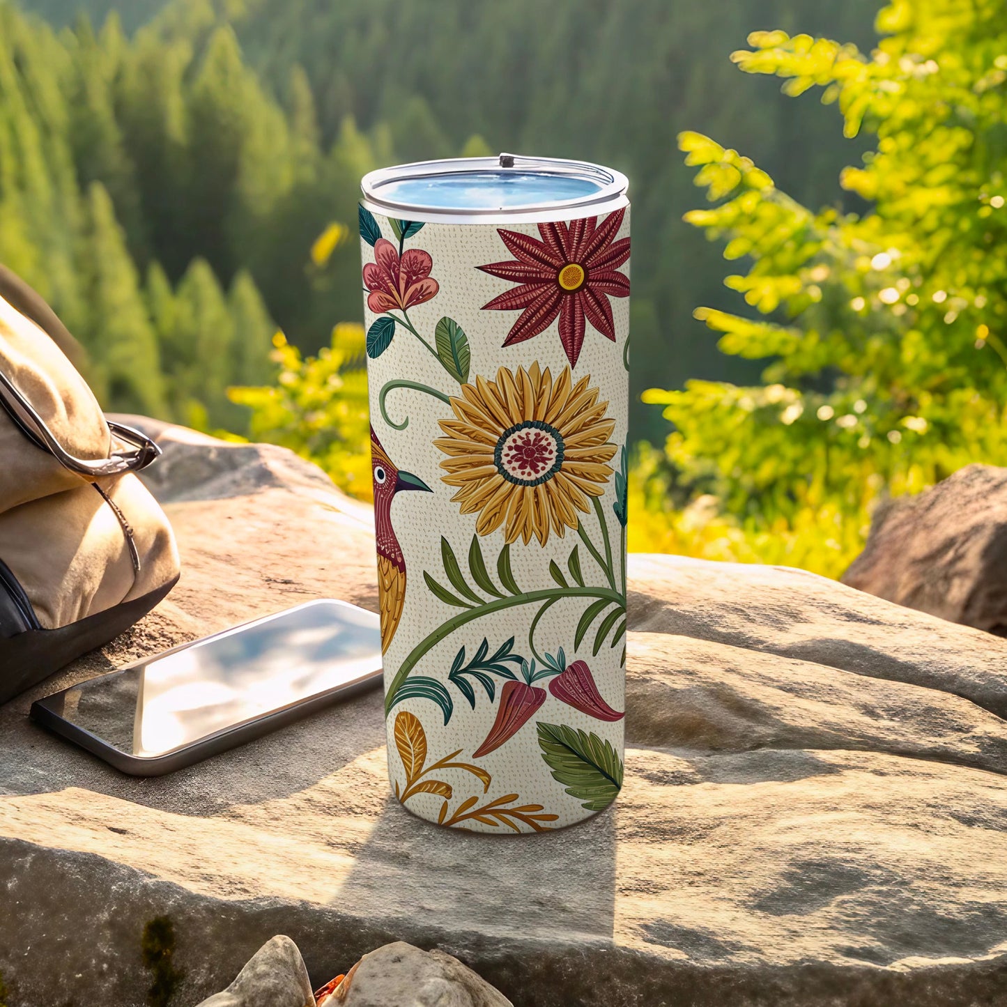 Floral Design Insulated Tumbler for Everyday Use product
