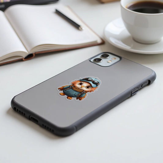 Adorable Cartoon Owl Design Mobile Phone Case product