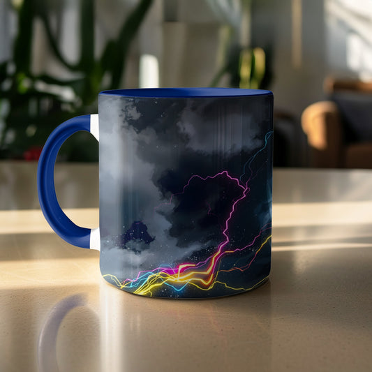 Colorful Lightning Storm Artistic Mug product