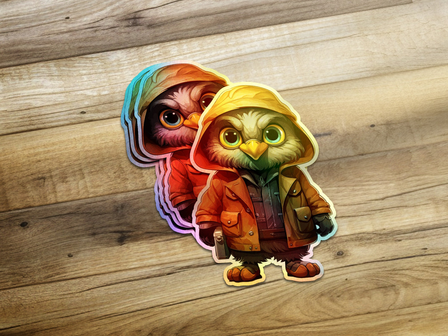 Cute Owl Characters Colorful Sticker Pack product