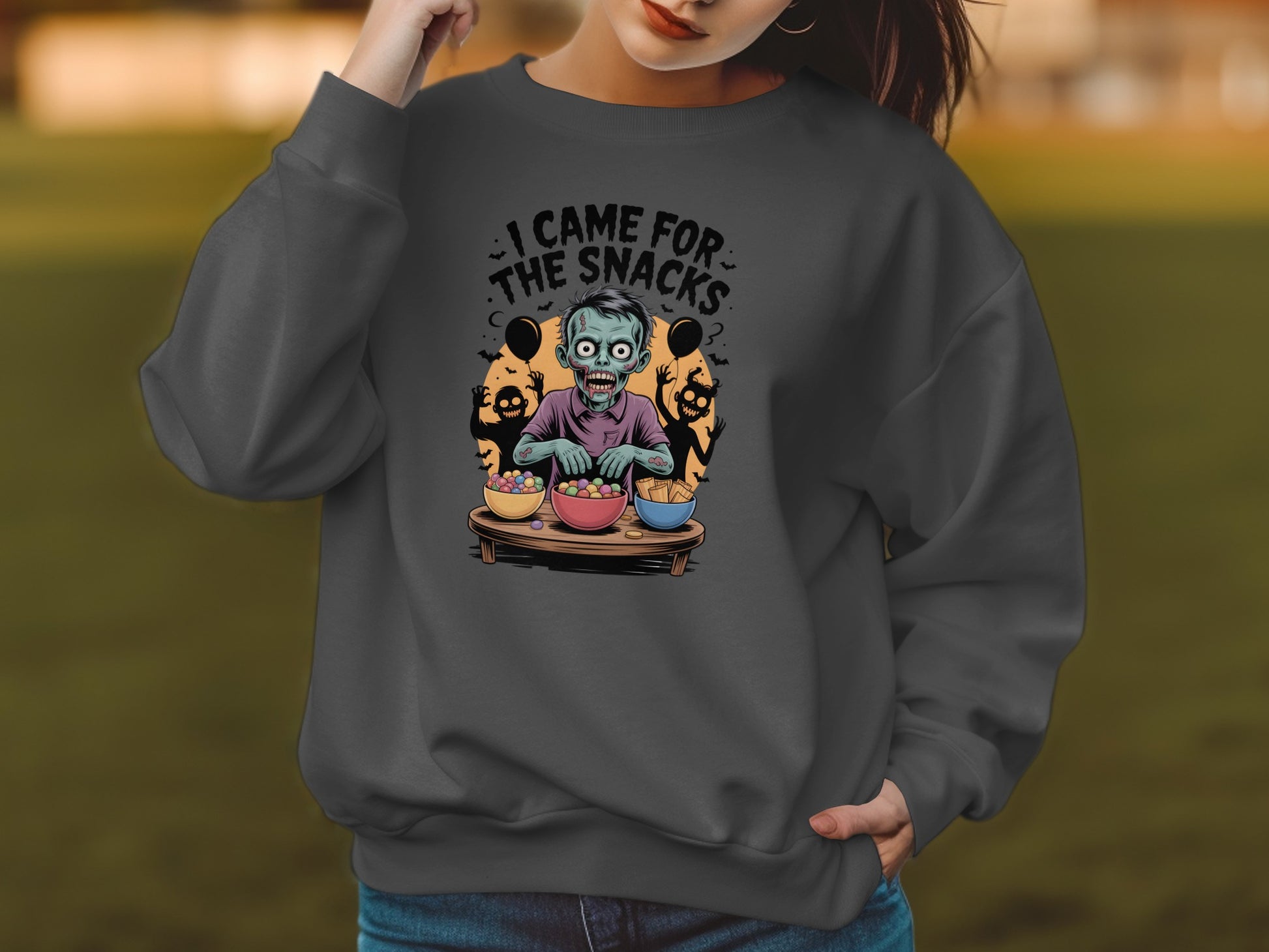 I Came For The Snacks Funny Halloween Sweatshirt product