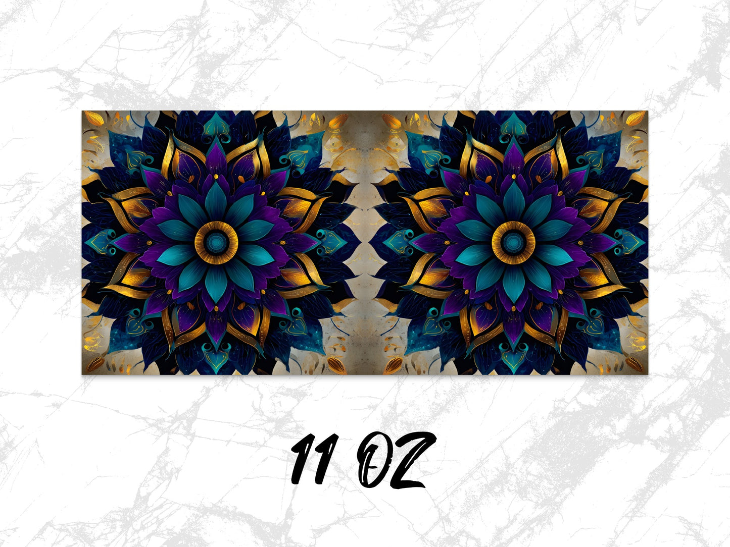 Colorful Mandala Wall Art, Floral Symmetrical Design, Vibrant Home Decor, 11 Oz Canvas Print