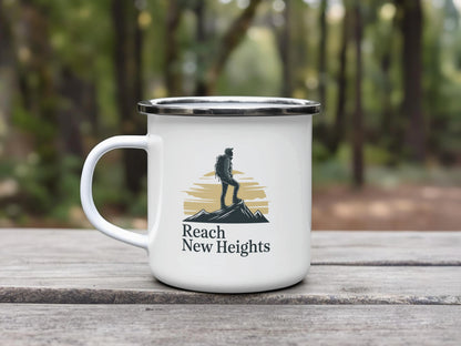 Reach New Heights Print on White Mug product