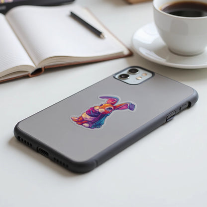 Colorful Rabbit Design Phone Case product type
