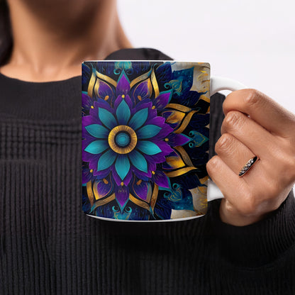 Vibrant Mandala Designed Colorful Mug product