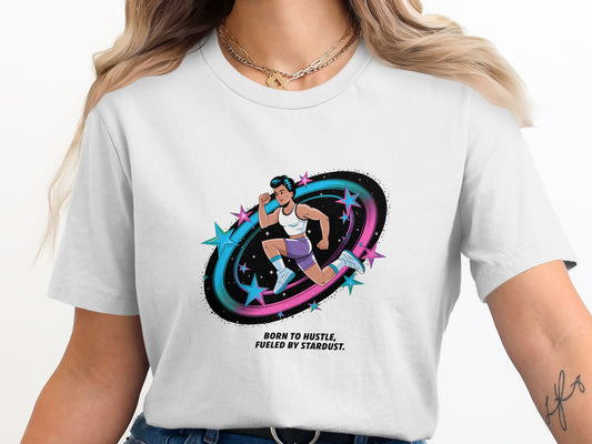 Born to Hustle Fueled by Stardust Graphic Tee product