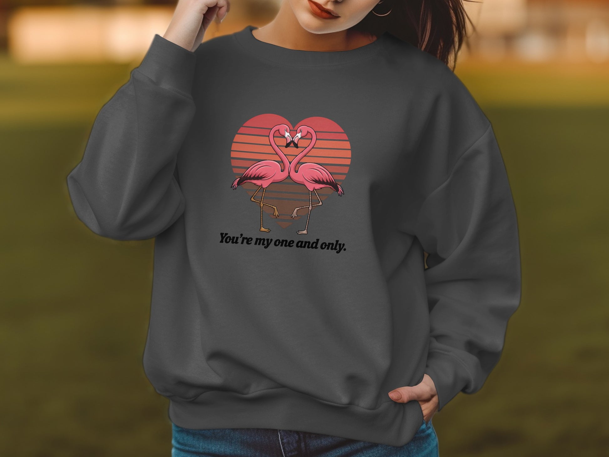 You're My One and Only Flamingo Sweatshirt product type