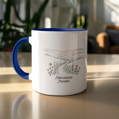 Adventure Awaits Scenic Design Mug product