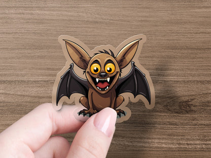 Cute Cartoon Bat Vinyl Die Cut Sticker product