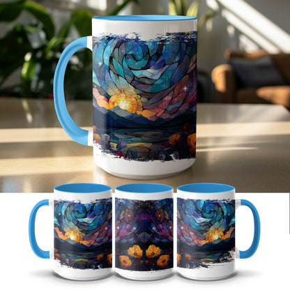 Starry Night Inspired Design Coffee Mug product