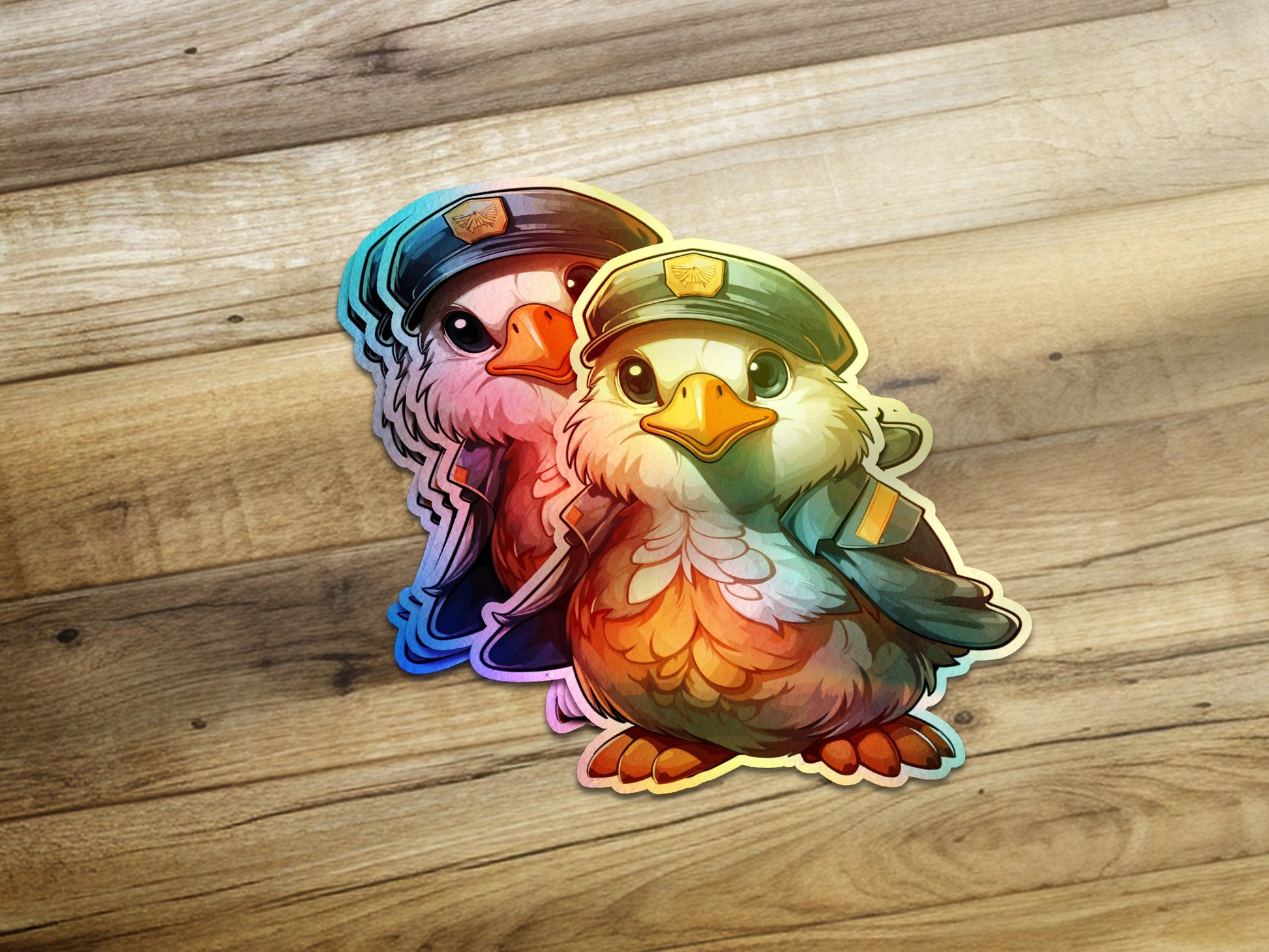 Cute Cartoon Bird Characters Peel Off Sticker product