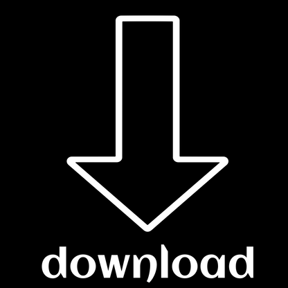 Black Download Arrow Icon Poster, Minimalist Modern Wall Art, Digital Download Graphic Print