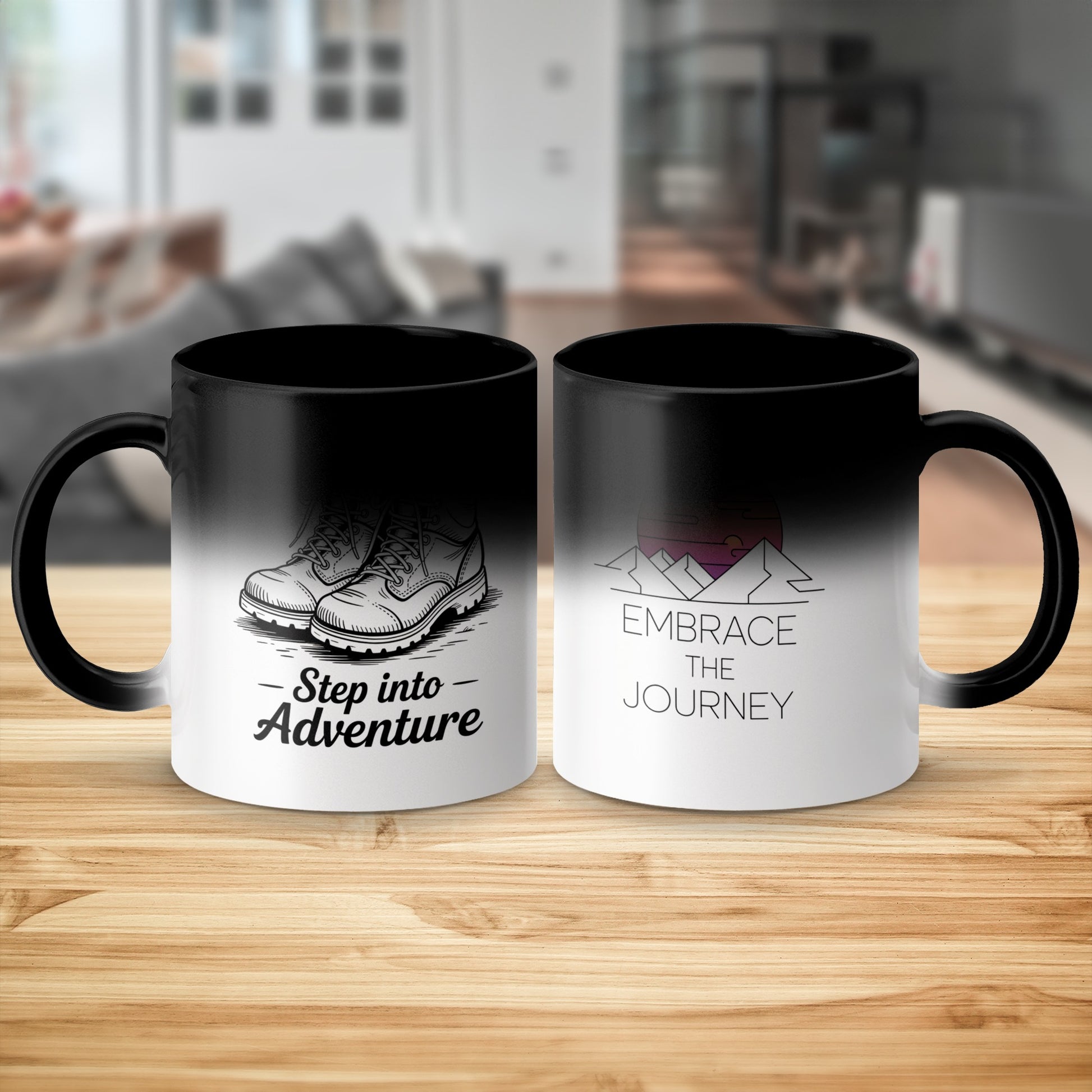 Step into Adventure and Embrace Journey mug product