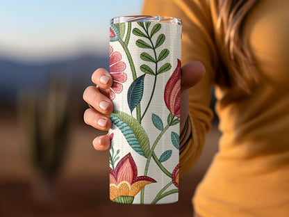 Colorful Floral Design Insulated Tumbler product
