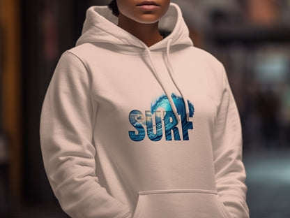 Surf Wave Graphic Hoodie Casual Wear product