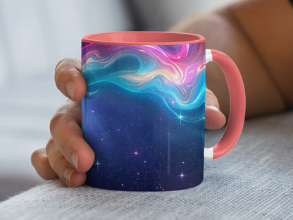 Vibrant Cosmic Design Mug Galactic Art Coffee Cup product