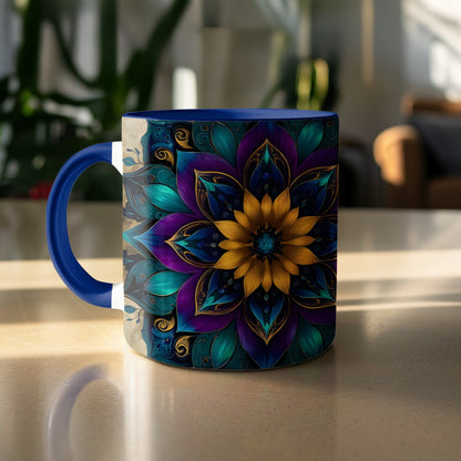 Vibrant Mandala Design Artistic Coffee Mug product