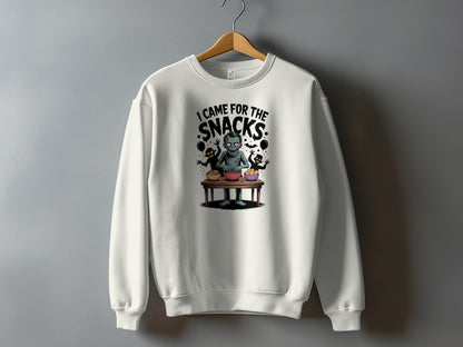 Funny I Came For The Snacks Graphic Sweatshirt product type