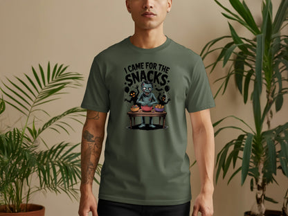 I Came for the Snacks Graphic Tee Shirt product type