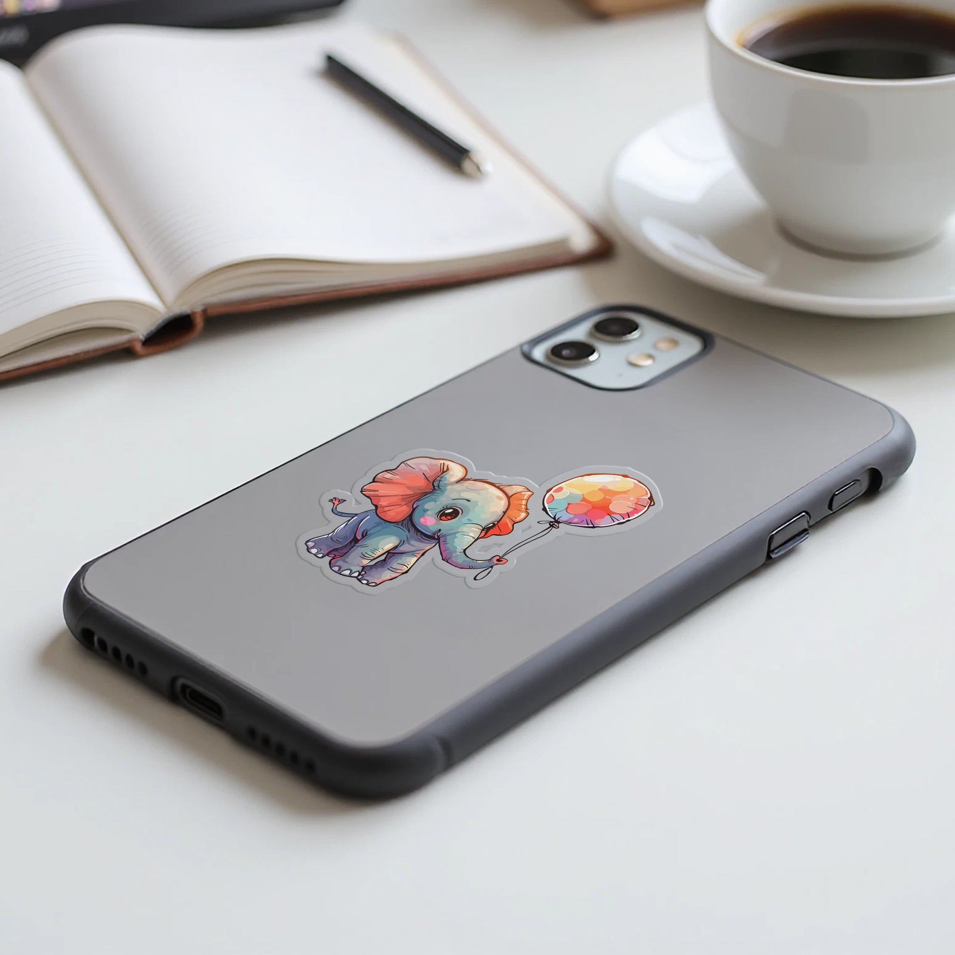 Artistic Elephant Balloon Theme Designer Phone Case product type