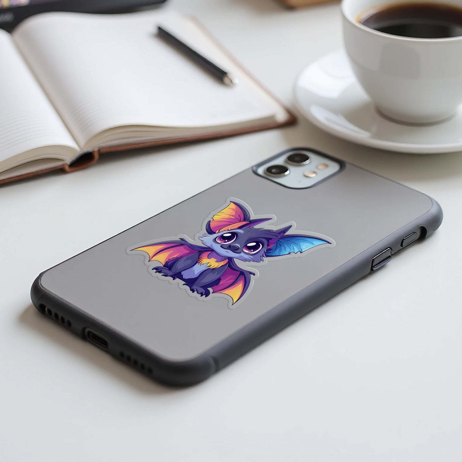 Colorful Bat Design Phone Case product