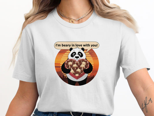 I'm beary in love with you graphic t-shirt product
