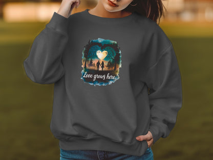 Love Grows Here Graphic Sweatshirt product type
