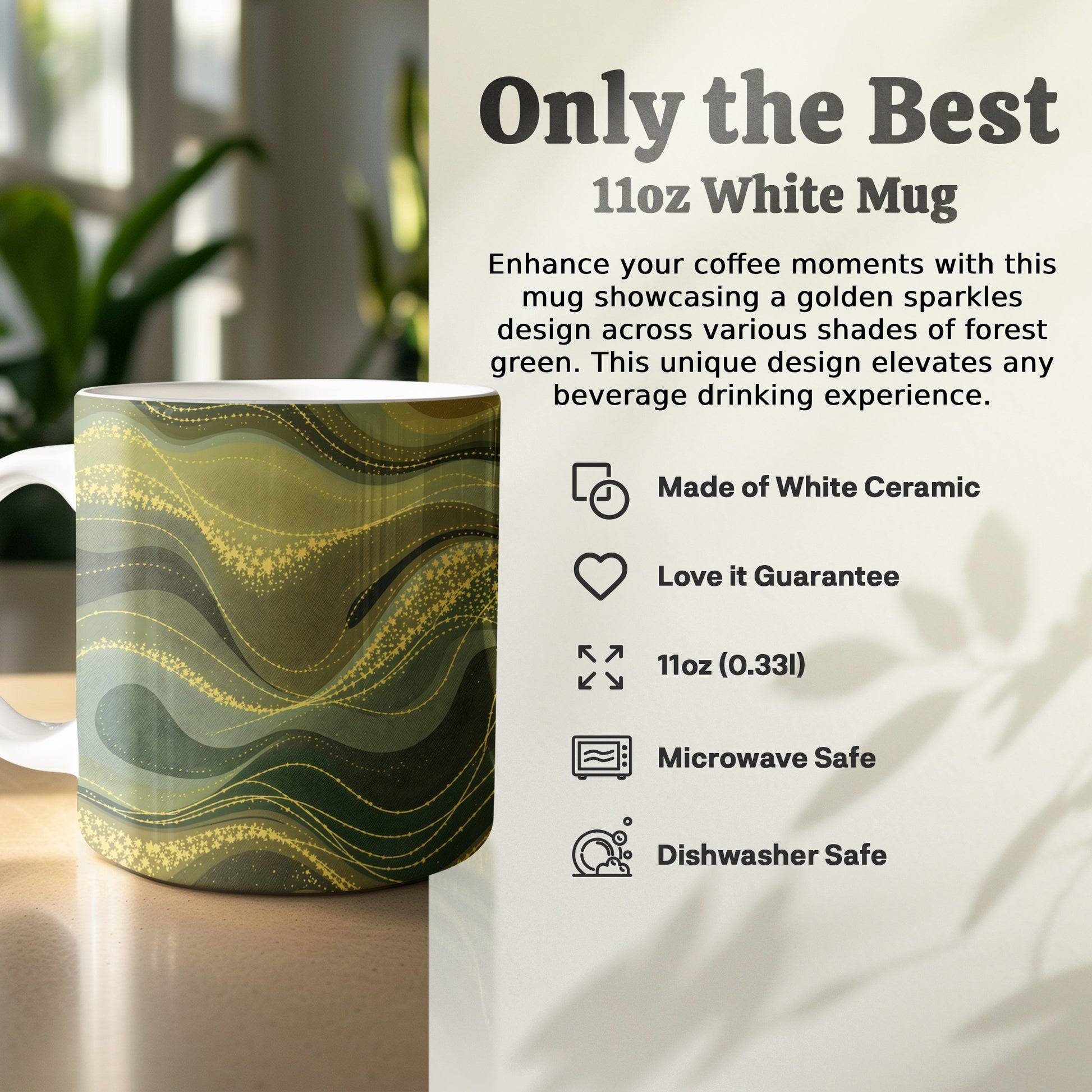 Only the Best 11oz White Mug Beverage Product