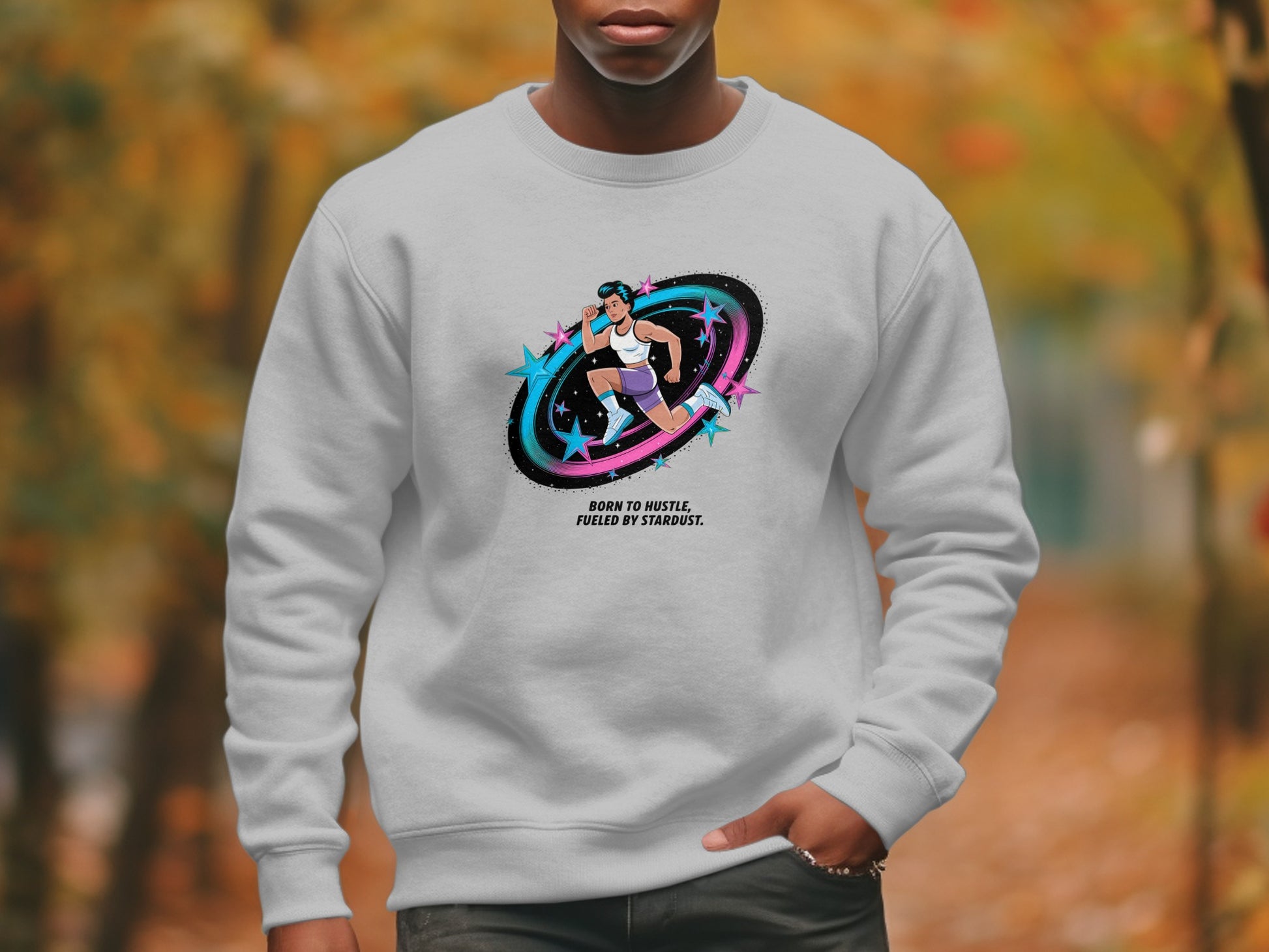 Born To Hustle Fueled By Stardust Sweatshirt product