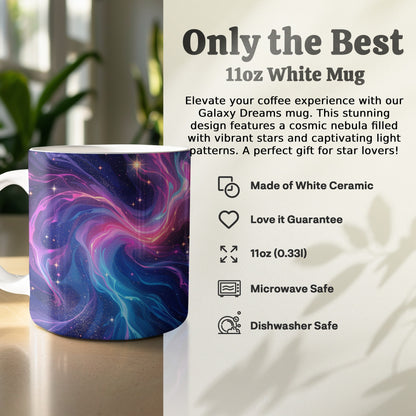 Galaxy Dreams Mug with Nebula Patterns product