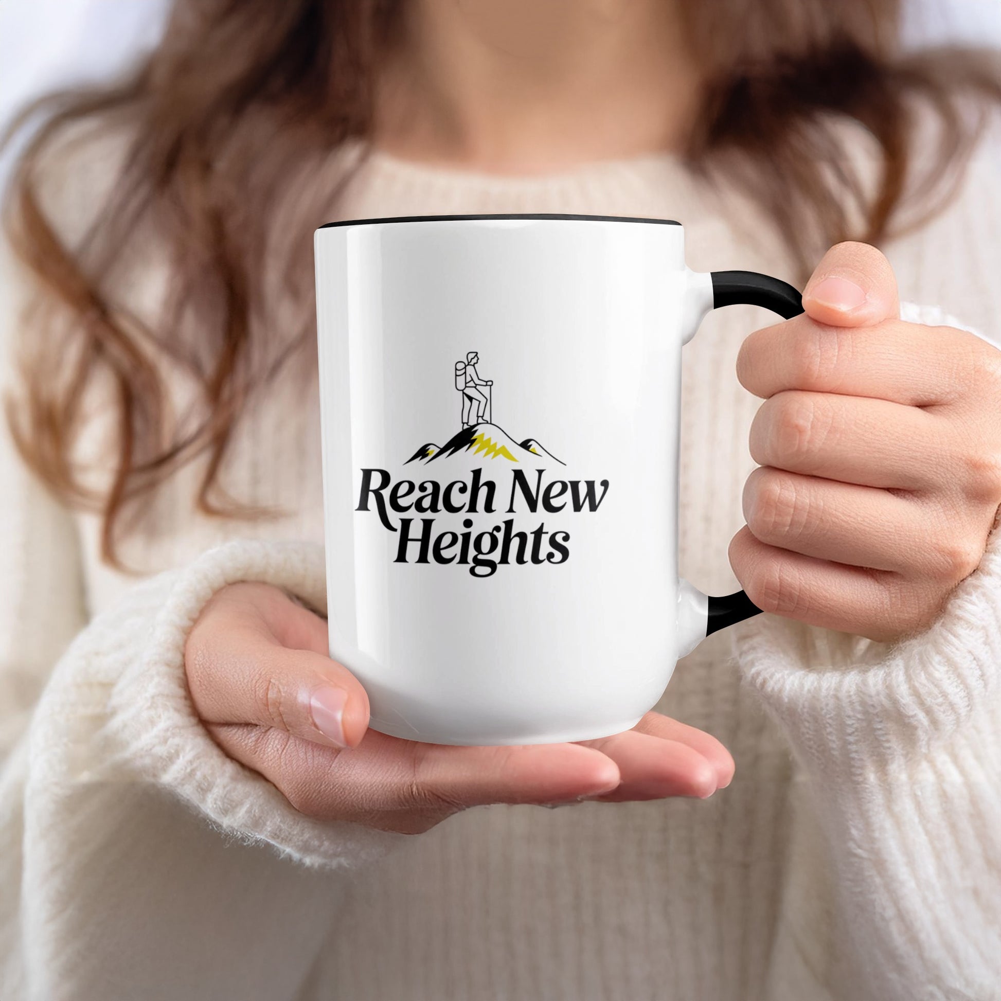Reach New Heights Motivational Mug product