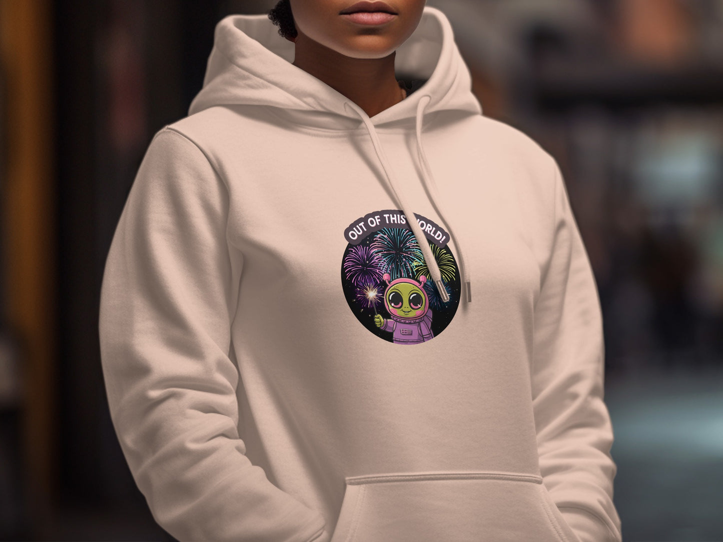 Out Of This World Alien Hoodie Unique Graphic product