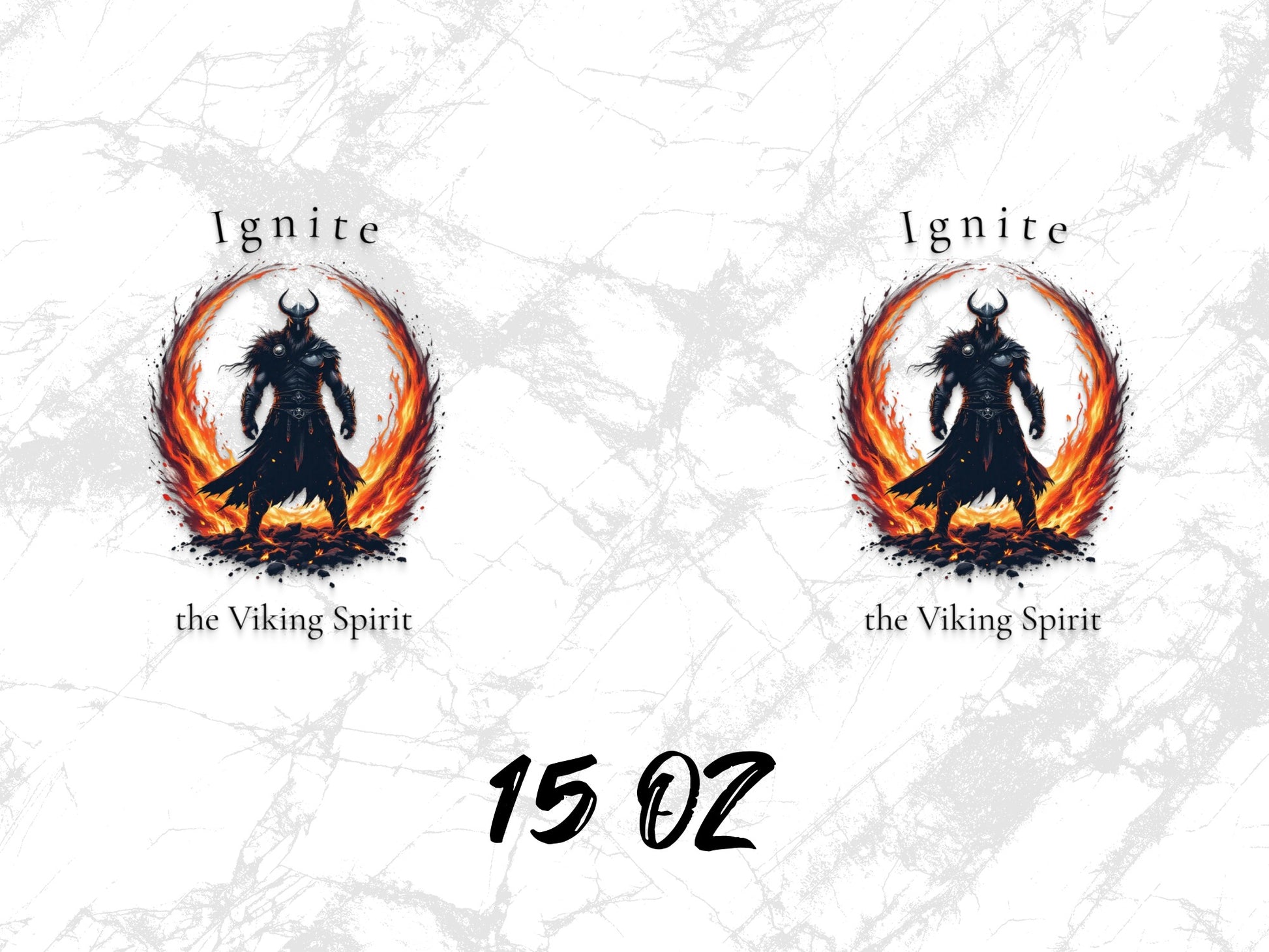 Viking Spirit Ignite Fire Dragon Poster Wall Art Decorative Print Fantasy Home Decoration