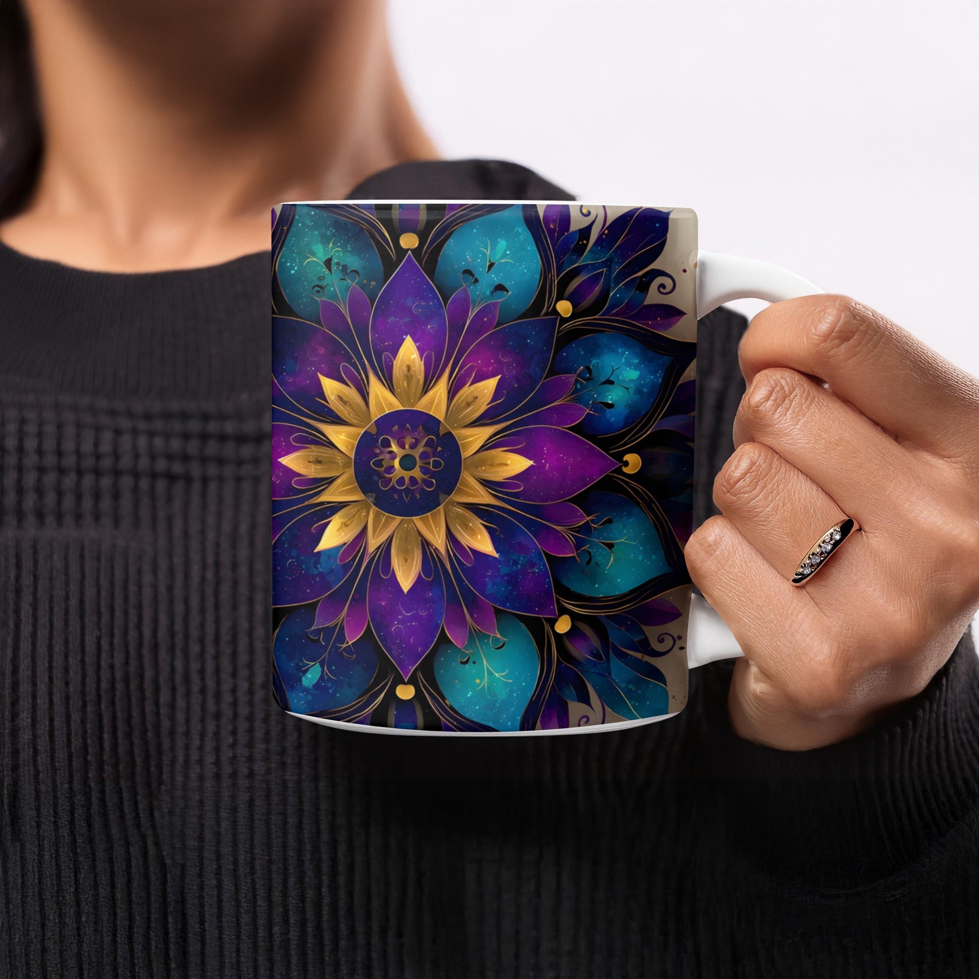 Vibrant Mandala Design Pattern Coffee Mug product