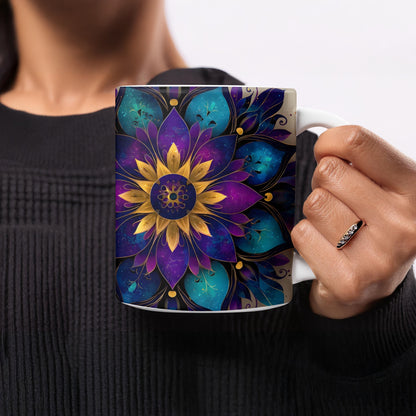 Vibrant Mandala Design Pattern Coffee Mug product