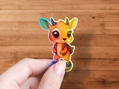Adorable Baby Deer Character Sticker product type