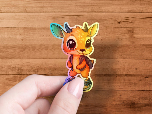 Adorable Baby Deer Character Sticker product type