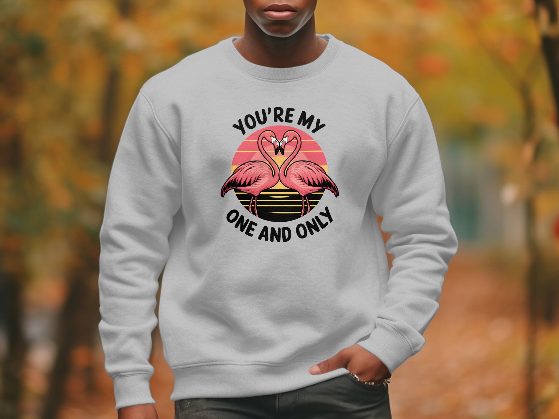 You're My One And Only Pink Flamingos Sweatshirt product type