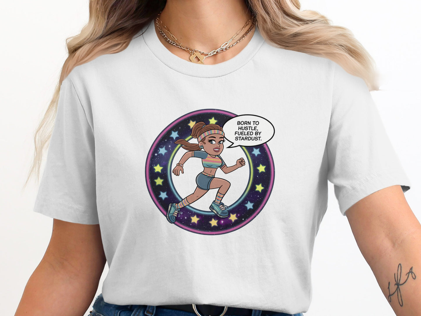 Born to Hustle Fueled by Stardust T-shirt product