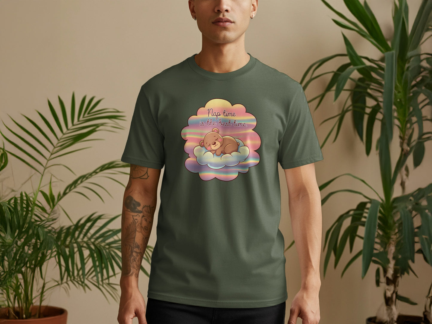 Nap Time Is The Best Time Graphic T-Shirt product
