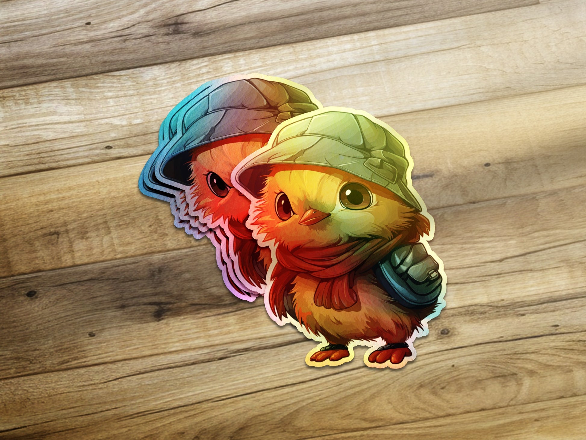 Colorful Chick Characters Stickers product type