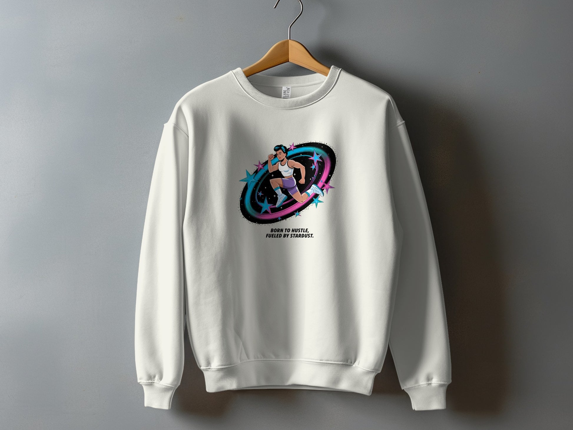 Born to Hustle Design Sweater Perfect for Any Product Type